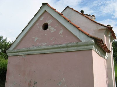 zadní část kapličky