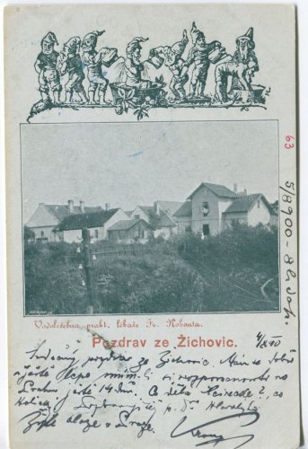 Historická pohlednice poděkování Jan Syřiště
