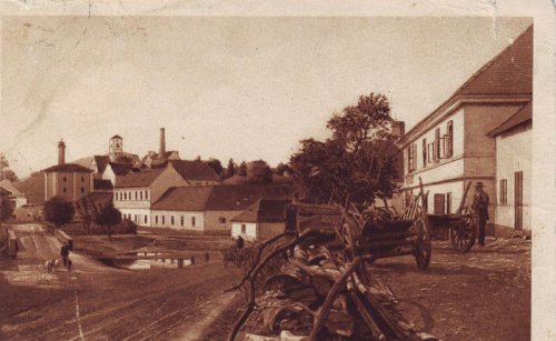 Historické foto - poděkování Vlastimilu Málkovi