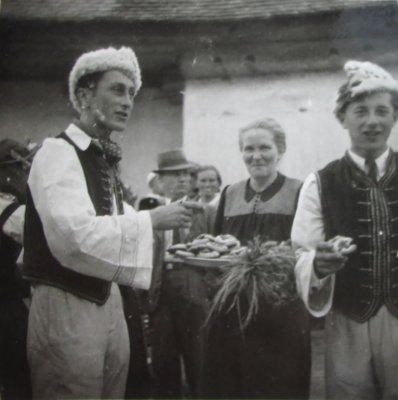 Žichovické dožínky - Jaroslav Třešnička, Marie Nováčková, Miloš Mareš