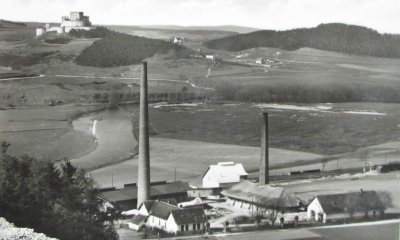 Závod Žichovice (vápenka) v roce 1945