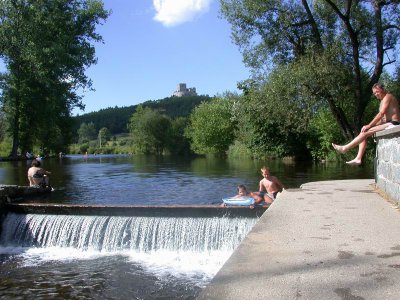 Letní pohoda na jezu